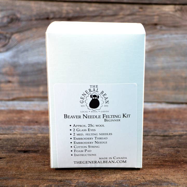 The General Bean - Wholesale Craft Sewing Kit - Needle Felting Kit- Beaver Ornament- Animal3