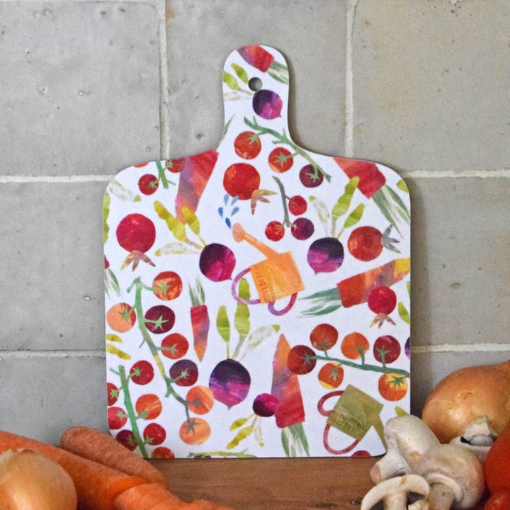 Freya Snow - Wholesale Cutting Board - Busy Vegetable Mini Chopping Board / Melamine Cutting Board0