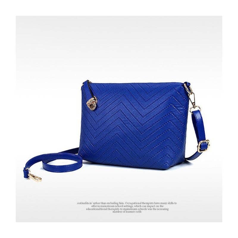 ShieldChic – wholesale Väska med handtag – Dam – 6-Piece Solid färg präglade handväska Set19