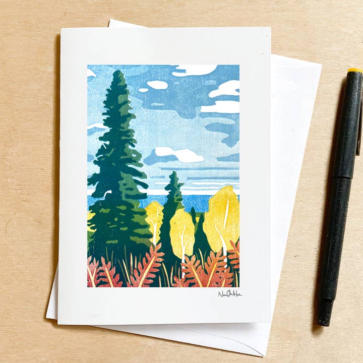 Nan Onkka Prints - Wholesale Everyday Greeting Card - The Overlook Greeting Card