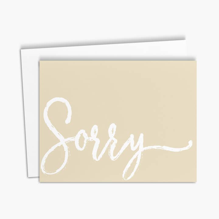 Hyggely - Wholesale Sympathy Card - Apology Card | I'm Sorry Neutral Card0