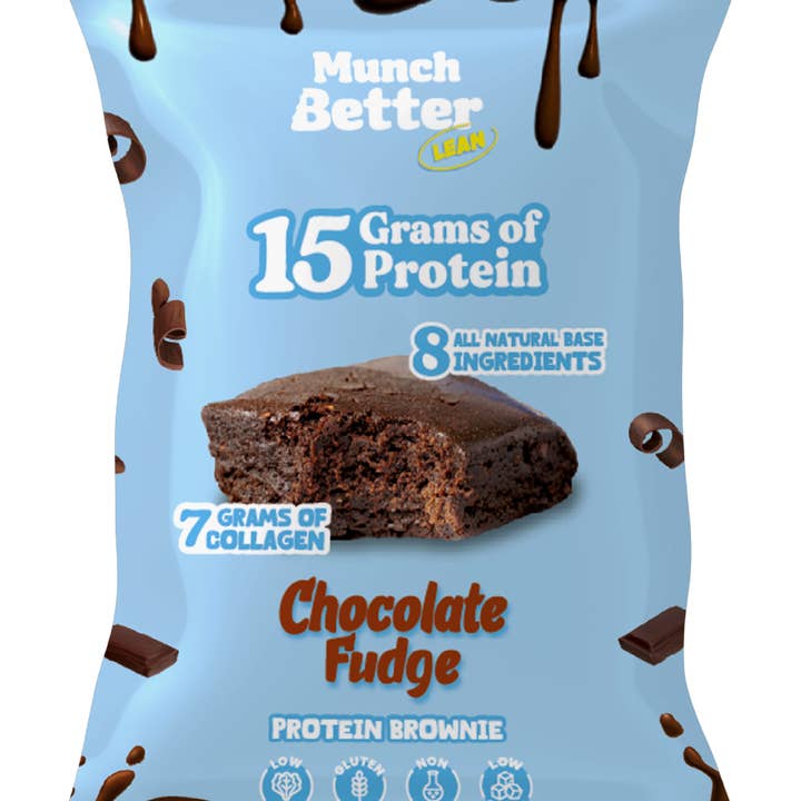 Munch Better - Wholesale Brownie - Chocolate Fudge - Lean2