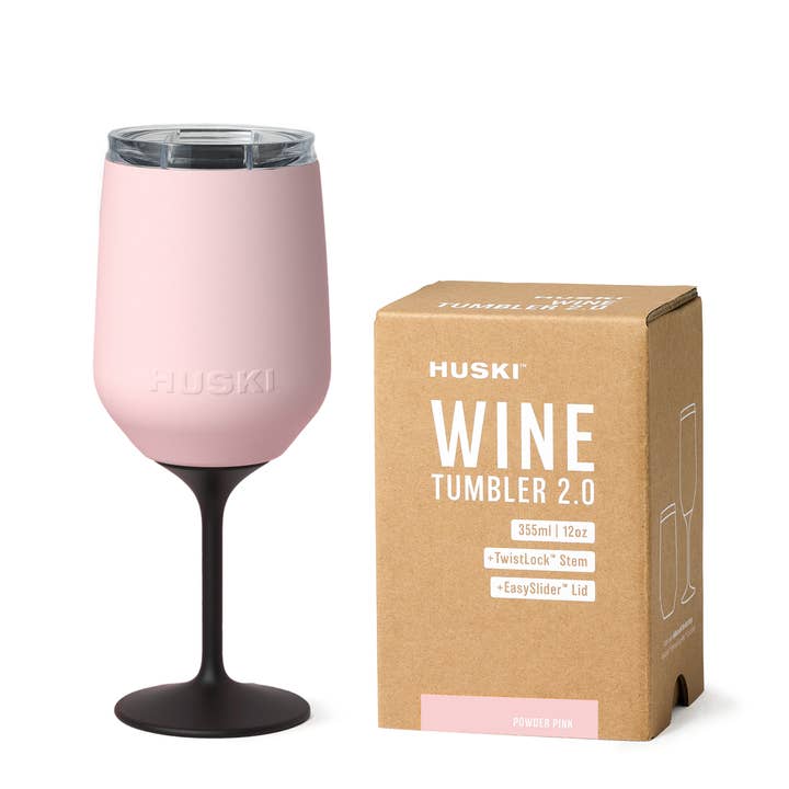 Huski - Wholesale Insulated Mug/Tumbler - Huski Wine Tumbler 2.0 - Powder Pink