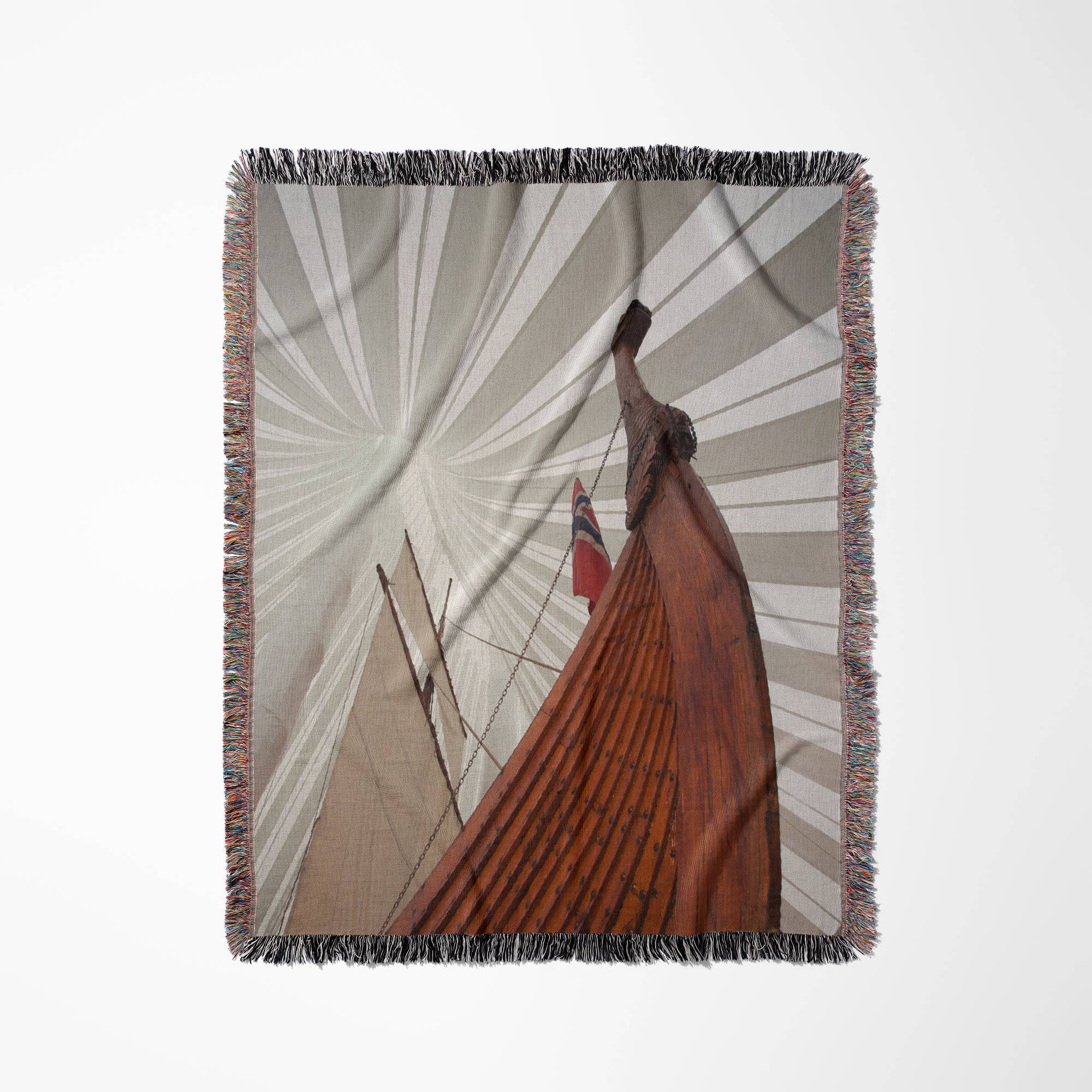3dRose - Wholesale Throw Blanket - 3dRose, USA, Minnesota, Moorhead, Heritage Hejmkomst, Viking ship replica., Blanket