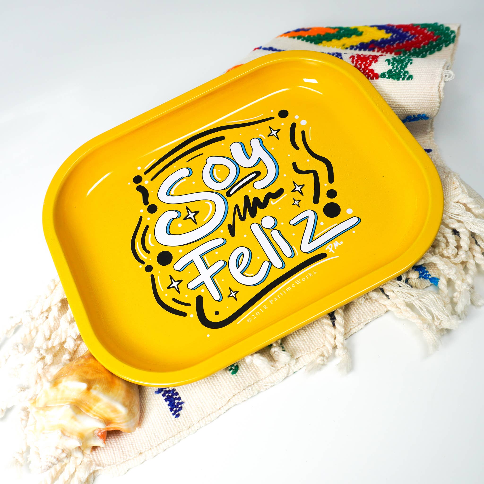 PARTIMEWORKS - Wholesale Decorative Tray - Soy Feliz Novelty Tray22