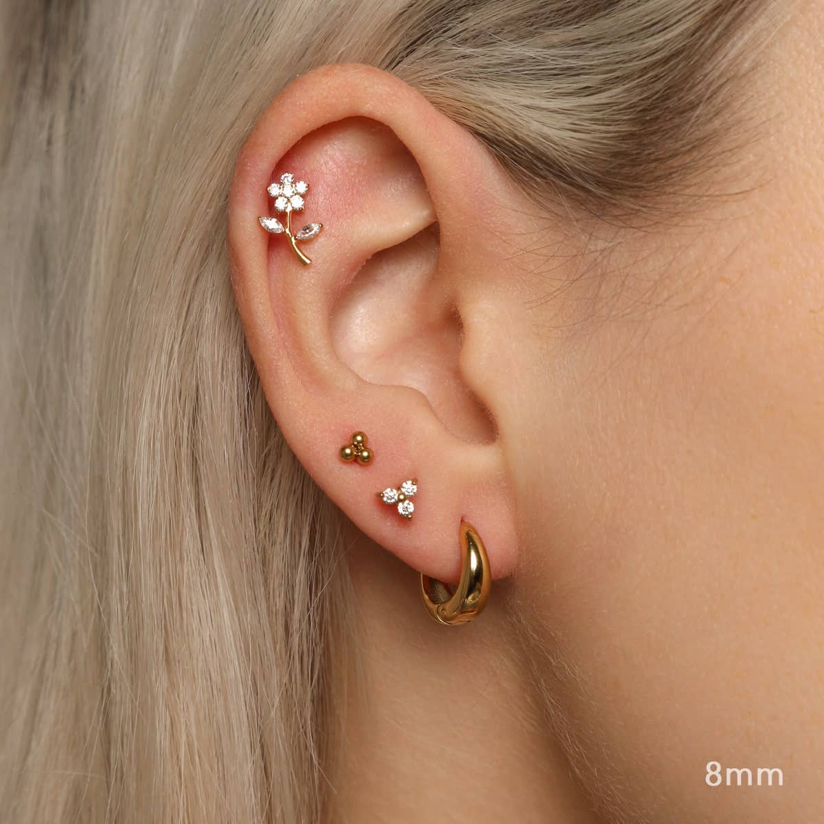 Schmuckgroßhandel - Wholesale Hoop Earrings - Kate Earrings | 18K gold-plated4