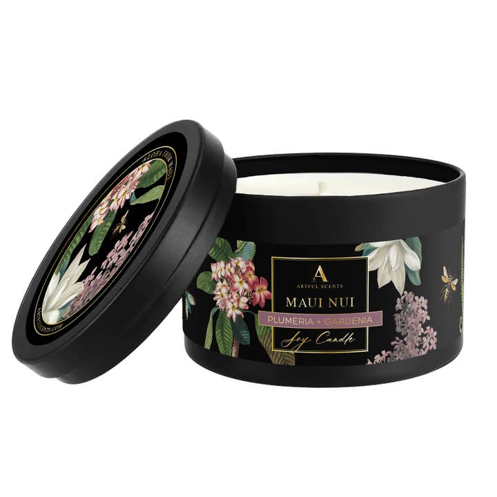 Artful Scents - Vendita all'ingrosso Candele da viaggio - Candela Maui Nui - Plumeria + Gardenia3