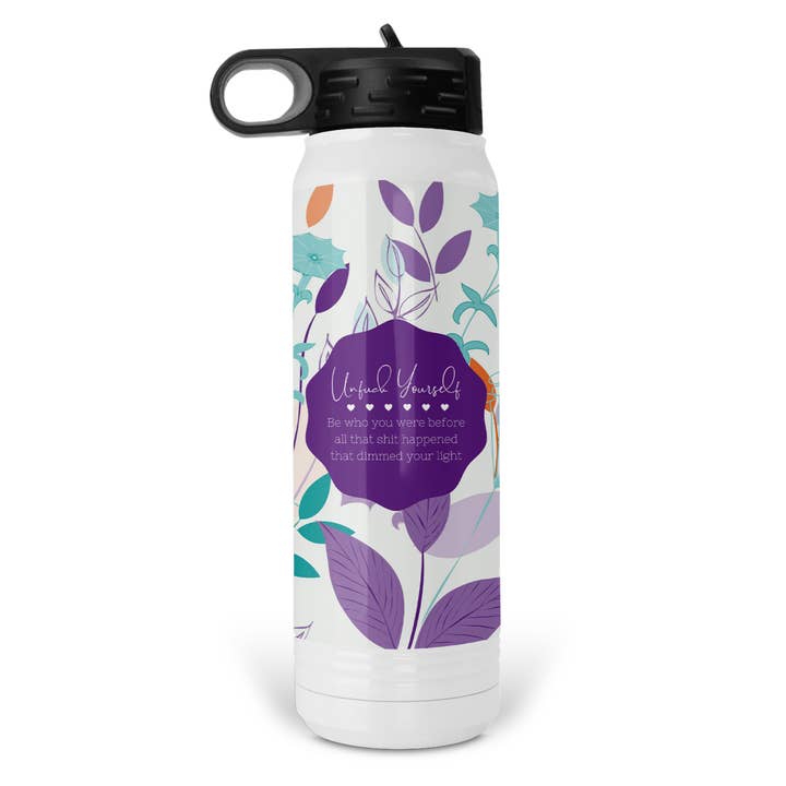 Unfuck Yourself 32oz Water bottle for wholesale by Uncommon Serendipity