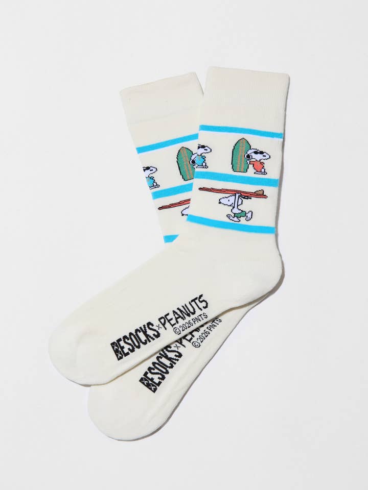 BeSnoopy Surf - 100% Økologiske Bomuldsokker for engroshandel hos BESOCKS