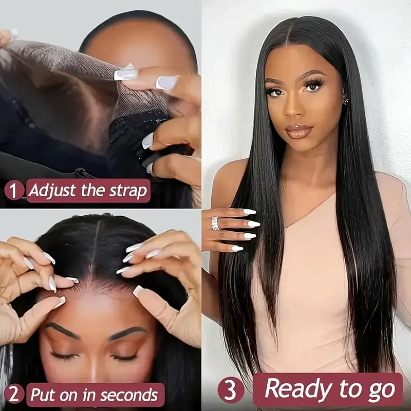 U-Got Beauty Hair & Supply Store - Wholesale Hair Extensions - 5X5 HD Lace Closure Wigs Summer Glueless Long Wig Human Hair4