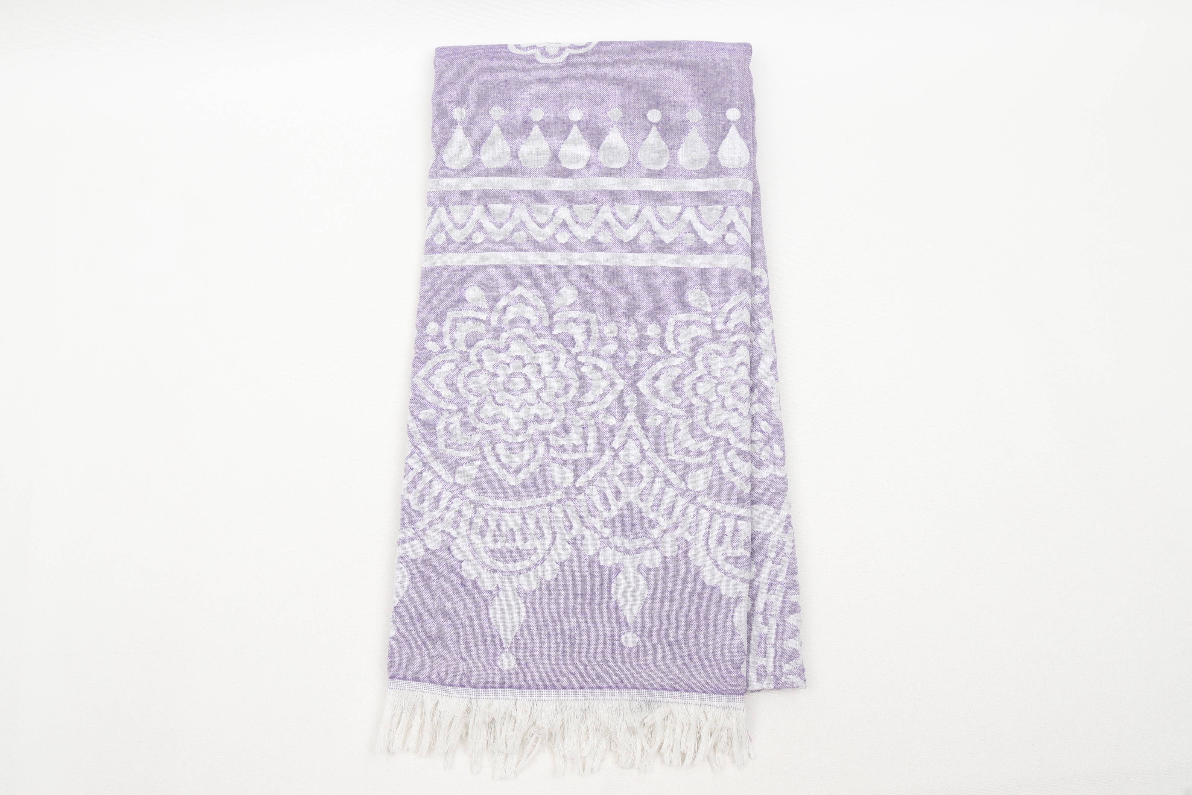 The Loom Wholesale - Wholesale Beach Towel - Floral Motif Turkish Cotton Hammam Towels6