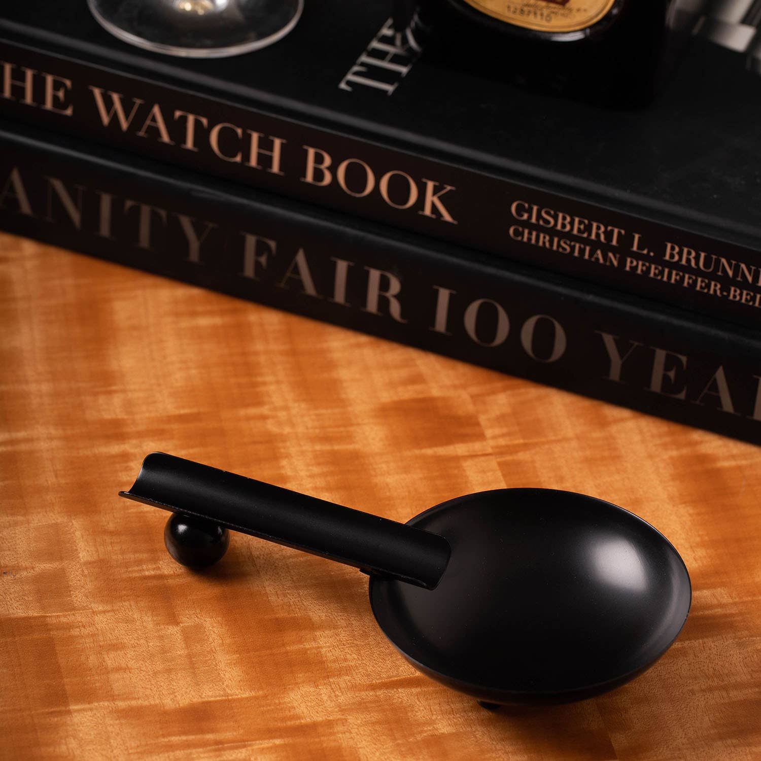 BeyBerk International - Wholesale Ashtray - Stainless Steel Cigar Ashtray- Black Finish1