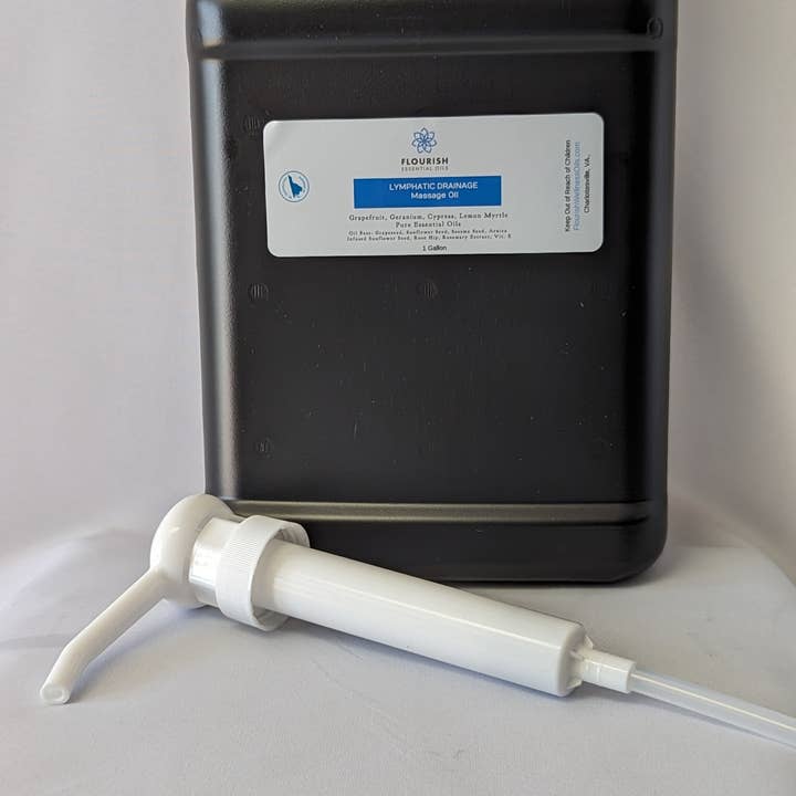 Lymphatic Drainage Massaage Oil 1 Gallon for wholesale by Flourish Essential Oils