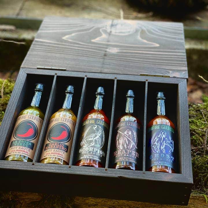 Seafire Gourmet Hot Sauce - Vente Sauces piquantes - Sauce Piquante Bhut Jolokia Fantôme3