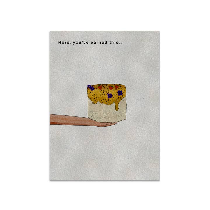 Here, Cake. - Mini for wholesale by Handsel and Petal