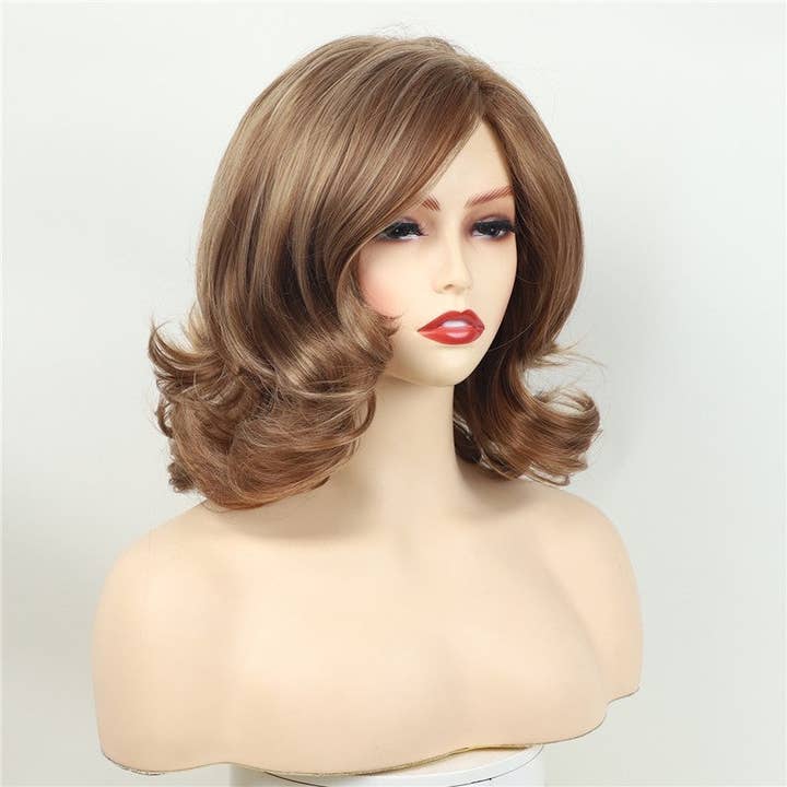 Short Curly Synthetic Wig Cap for wholesale on Faire1