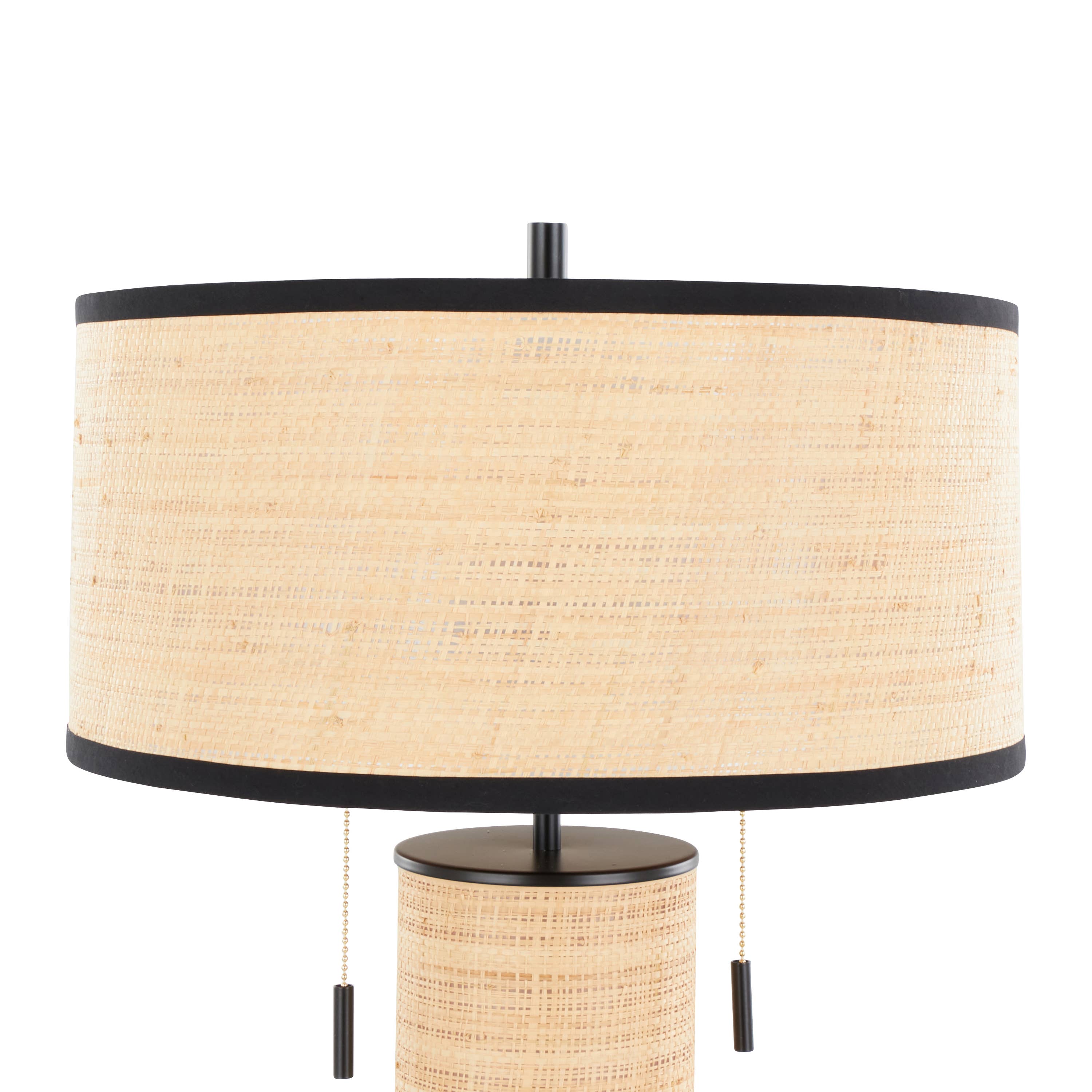 LumiSource and Grandview Gallery - Wholesale Accent/Desk Lamp - Cylinder Rattan 29" Table Lamp7
