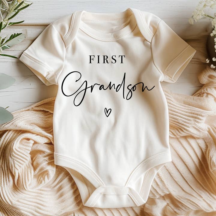 ZZ Threadz - Wholesale Bodysuit (Non-Footed) - Baby - First Grandson Onesie®