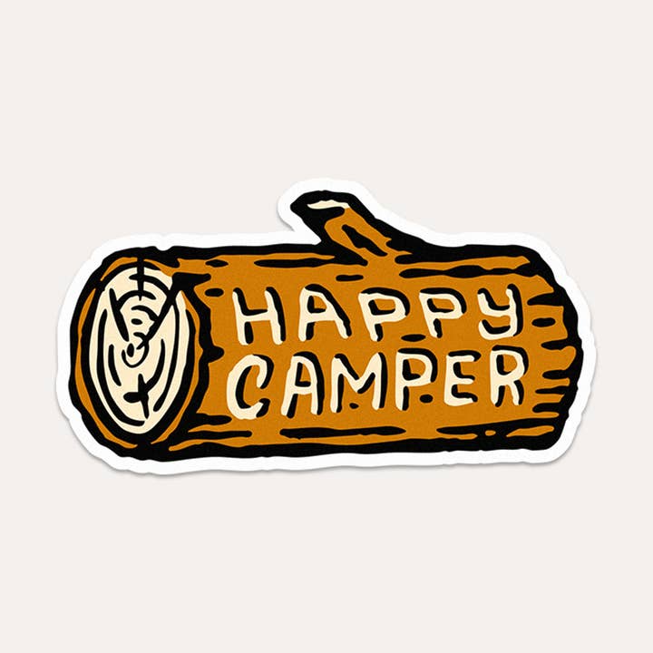 Autocollant en vinyle - Joyeux campeur pour la vente par Union Made
