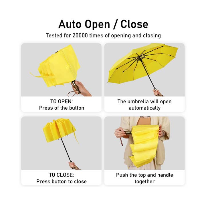 NARWEY INC - Wholesale Umbrella - Unisex - Travel Umbrella Windproof Strong With Compact Foldable51
