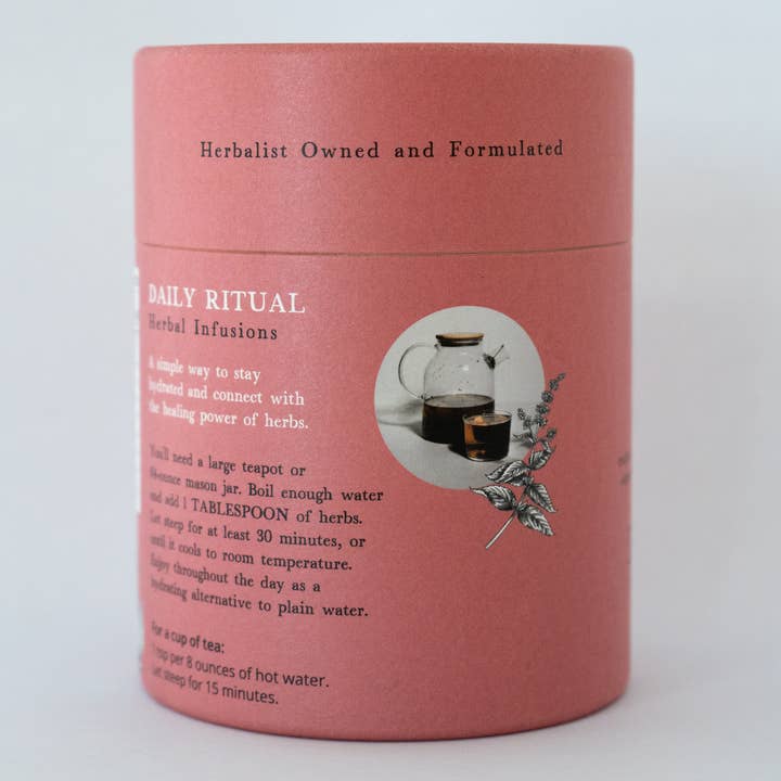 Growing Up Rooted - Wholesale Loose Tea - Heart Loose Leaf Herbal Tea | Emotional Wellness & Support2