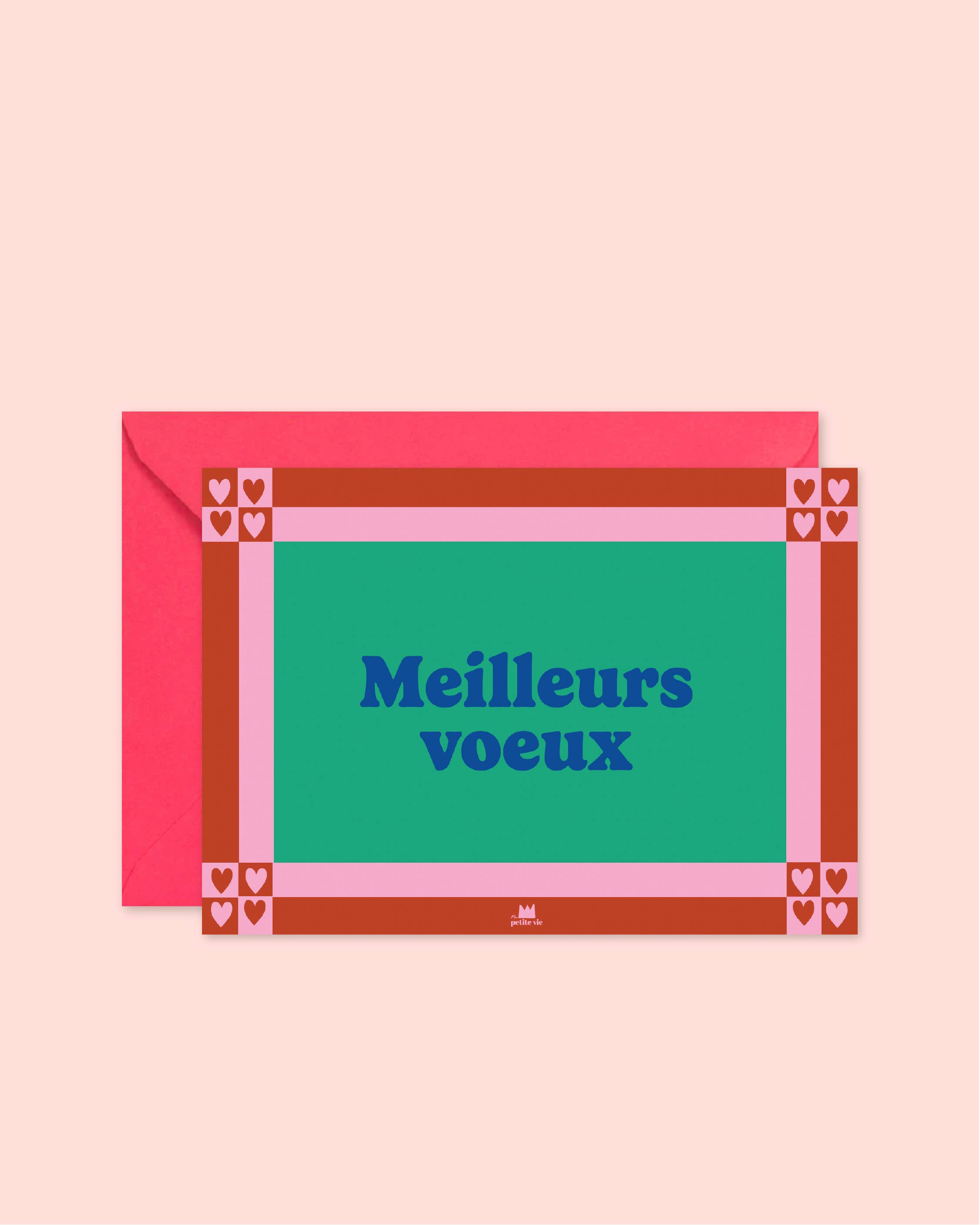 Ma Petite Vie - Wholesale Christmas Card - "Christmas" Card: Best wishes (with envelope)0