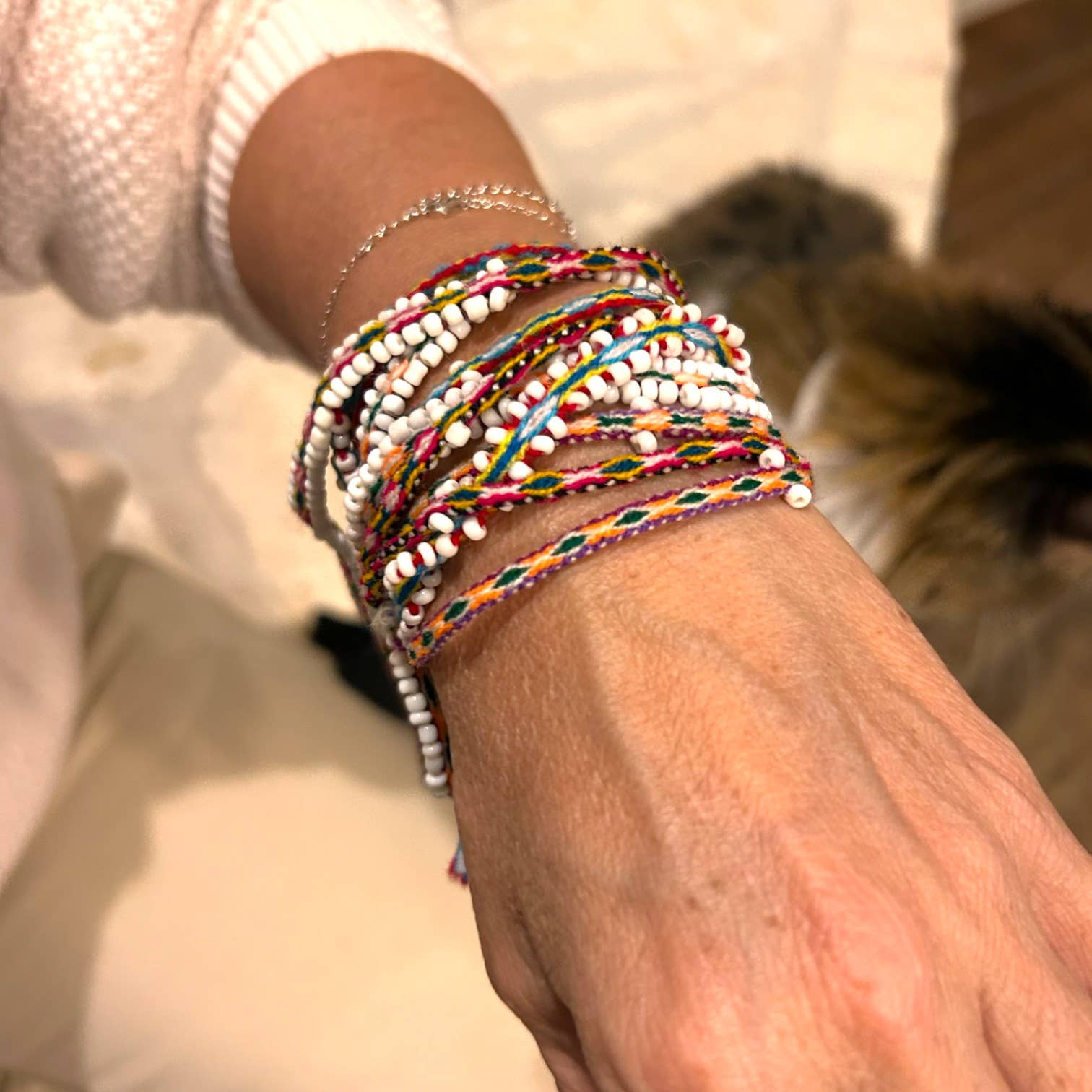 Zoe Artcrafts Corp. - Wholesale Hair Tie - Kids - Watana Tie Traditional Bracelet Woman Accessories6