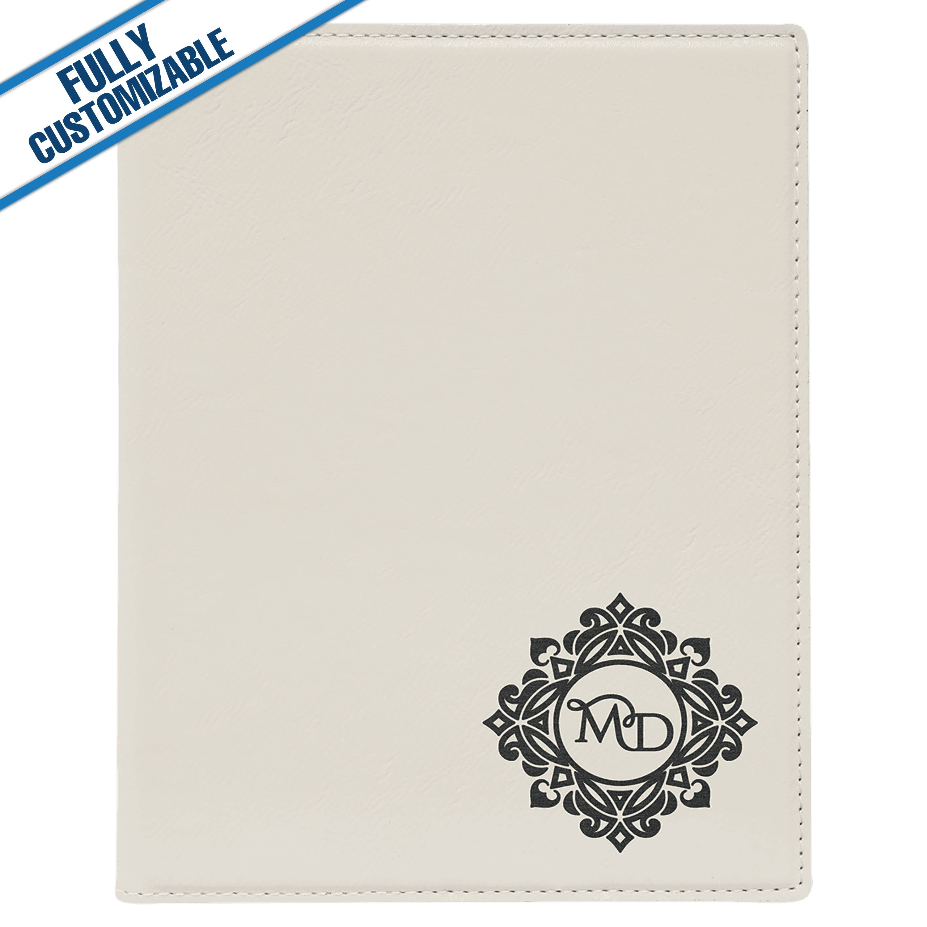 GiftWorksPlus - Wholesale Notepad - 7"x9" Leatherette Portfolio & Notepad - Fully Customizable16