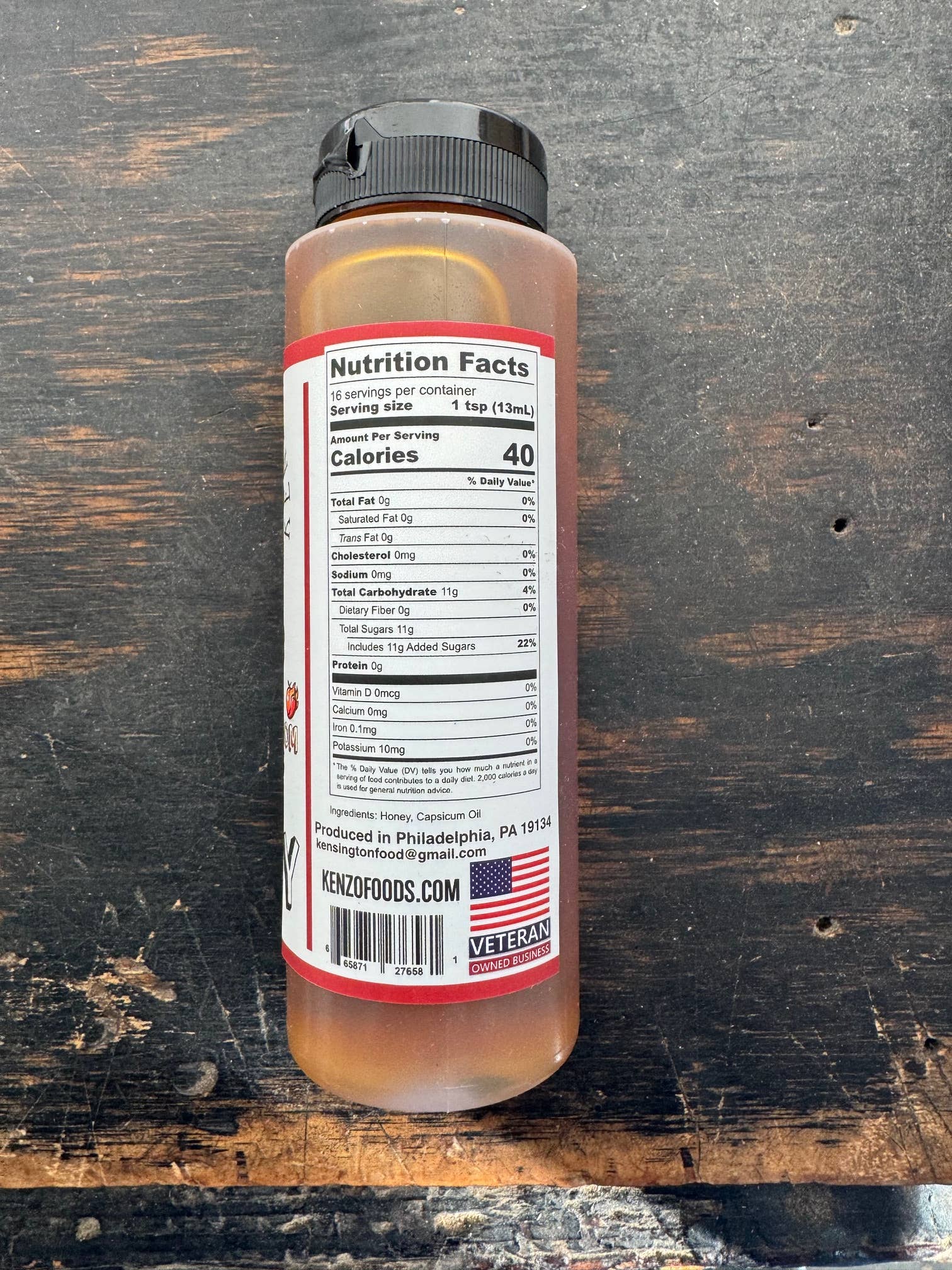 Kensington Food Company - Wholesale Honey - King Kenzo Orange Blossom Hot Honey 1