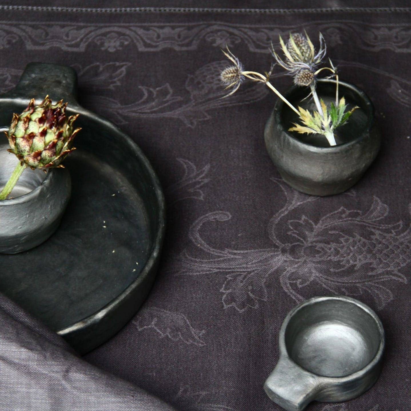 Ju-Lein - Wholesale Table Runner - Tablerunner - Chateau - Black - 50 x 150cm2