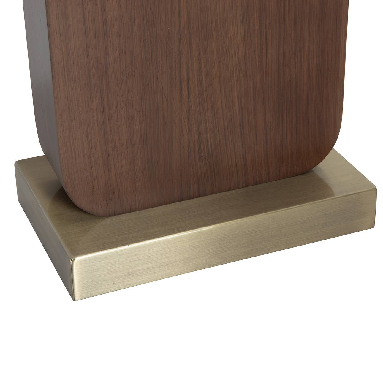 Table Lamp Walnut 30" Laurel Wood Finish for wholesale on Faire6