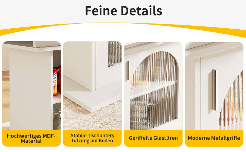 Urban Meuble - Wholesale Side Table - Extendable dining table with wood effect, black storage space, and glass 110-140*70cm CHOCAS BLACK GLASS8