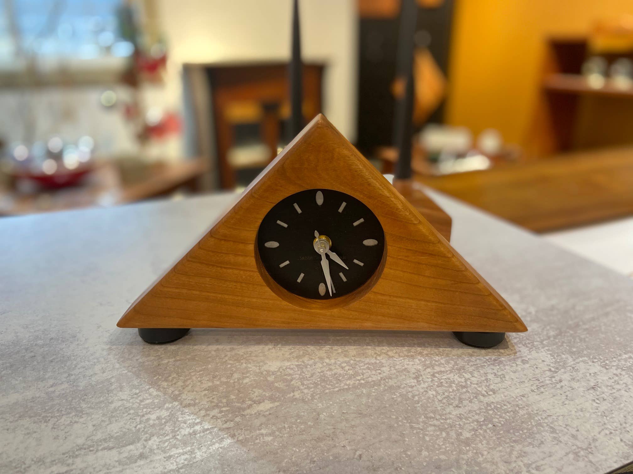Sabbath-Day Woods - Wholesale Desk Clock - Clock, New Triangles Mantel Clock2