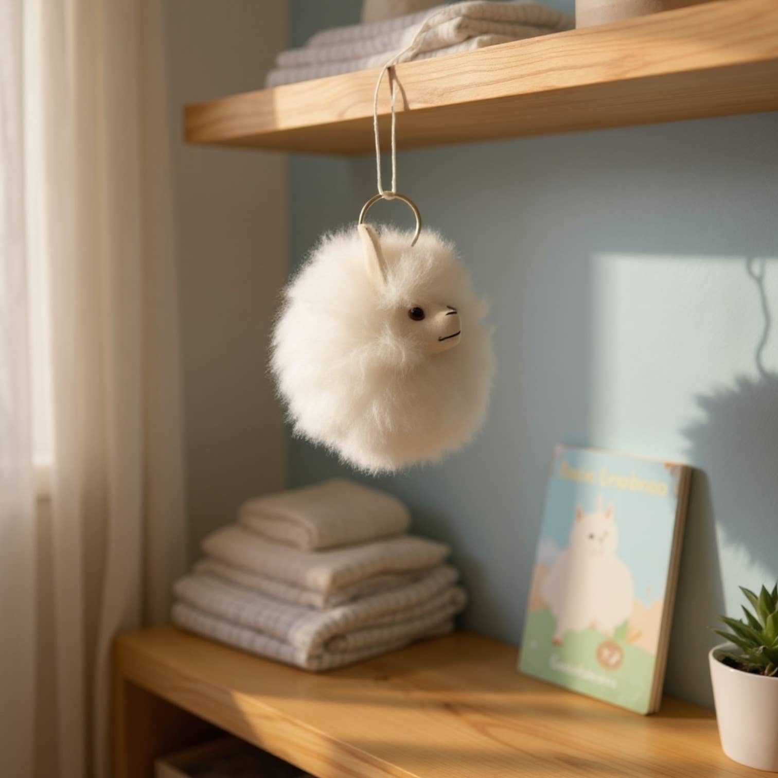 Zoe Artcrafts Corp. - Wholesale Keychain - Unisex - Alpaca Fur Head Keychain Llama Stuffed Animal Soft Plushy3