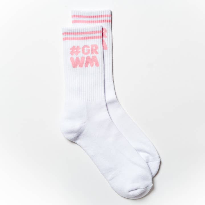 Chaussettes GRWM Varsity pour la vente par GRWM