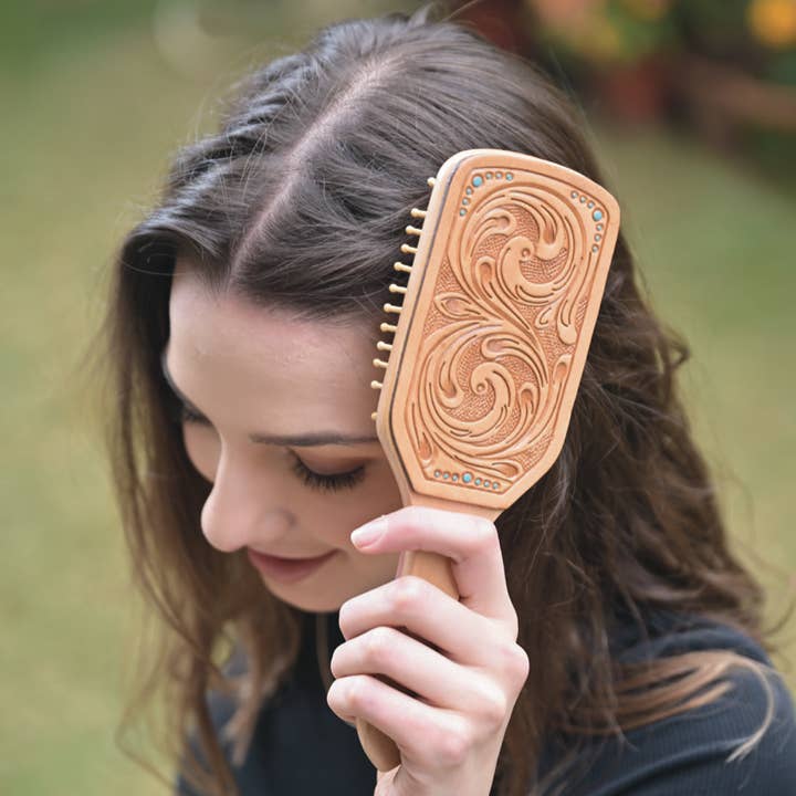 Tooling Leather Hair Brush – CA14 (Min 2 pcs) and other Purchase Wholesale synthetic leather sheets. Free Returns & Net 60 Terms on Faire trending on Faire.