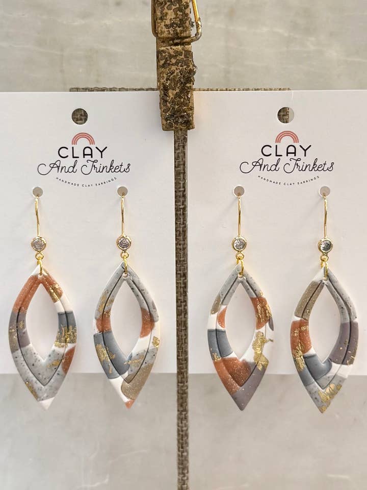 CeCe Dangle Earrings Multi Color for wholesale by Clay and Trinkets