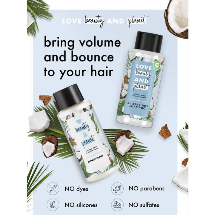 Best Beauty Group - Vente Après-shampoing - Après-shampoing Volume à la Noix de Coco LOVE BEAUTY & PLANET 1oz2