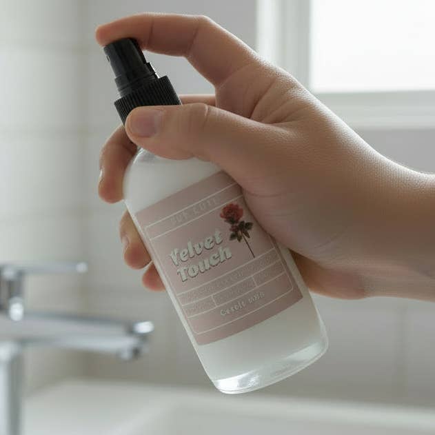 4 Oz Spray de Quarto + Linho Toque de Veludo por atacado de Que Cute