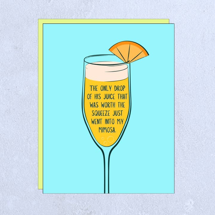 MIMOSA - Trennungskarte, Scheidungskarte, lustige Freundschaft, Geburtstag für den Großhandel von Hero Of The Story