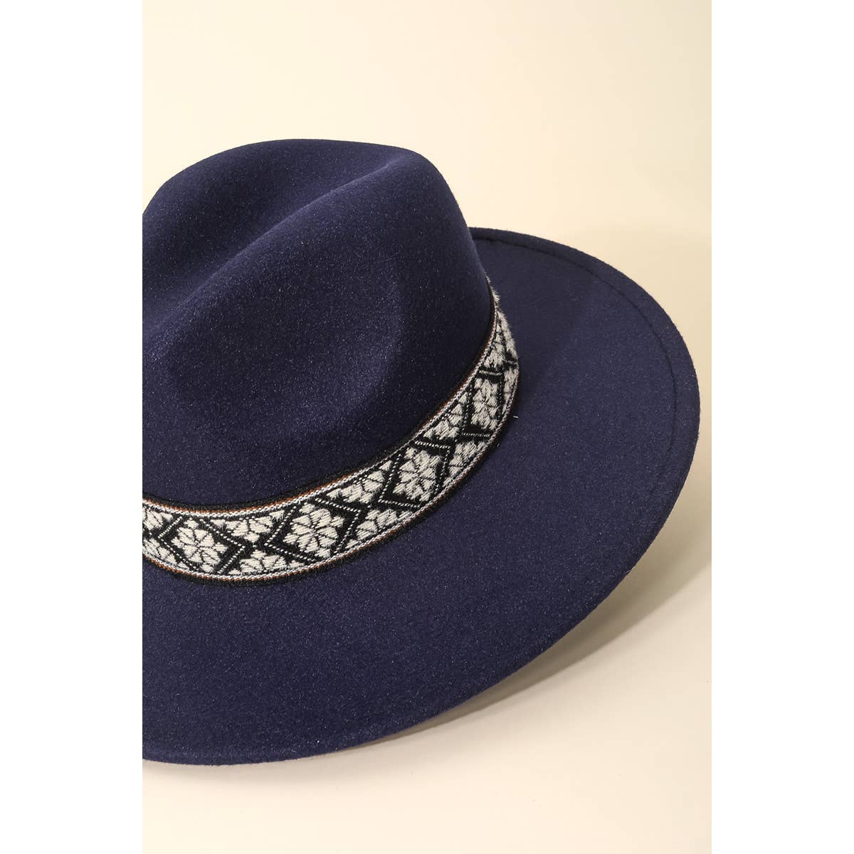 Anarchy Street - Wholesale Fedora - Women's - Patterned Ribbon Fedora Hat4