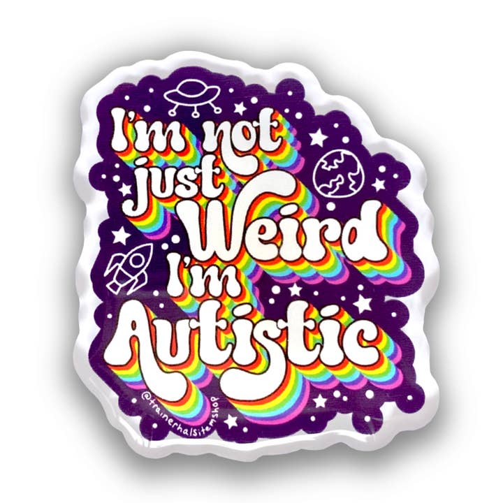 Autisme Stolthed Reversnål - Jeg er ikke bare mærkelig, jeg er autistisk for engroshandel hos Trainer Hal’s Item Shop