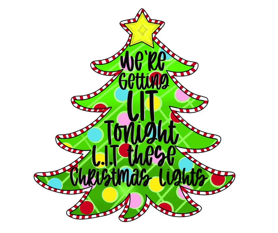 DecoExchange - Vente  - Enseigne drôle, enseigne de sapin de Noël, enseigne de Noël, enseigne en bois, CR-W-0630