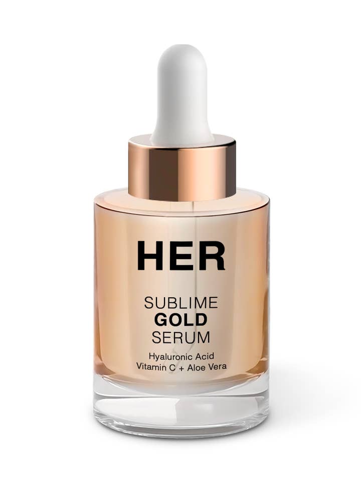 HER Sublime Gold Serum med hyaluronsyra, vitamin C och aloe vera för wholesale av Wonder Stories