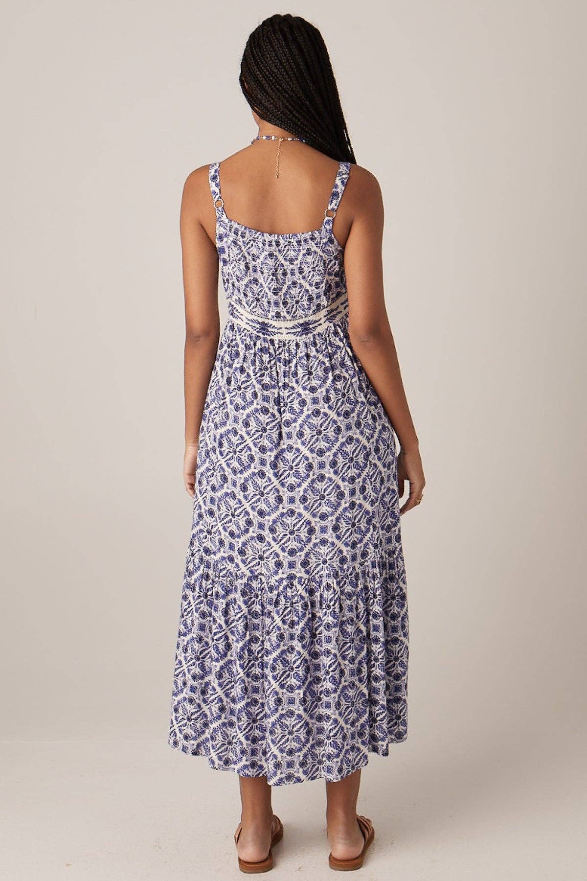 Fransk blå Sonoma-klänning för wholesale på Faire3