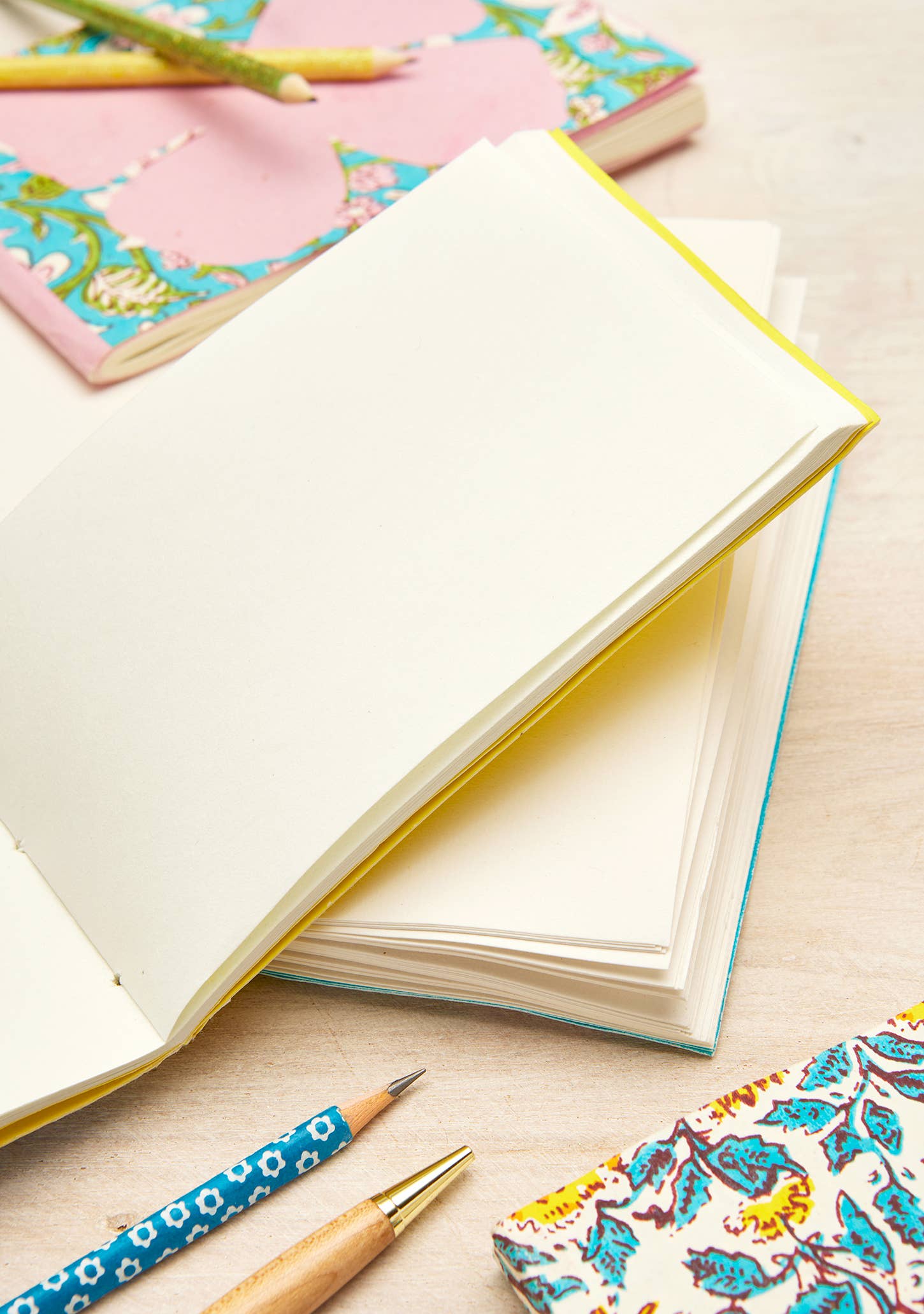 Namaste - Wholesale Notebook - Block Print Notebook - Lily3