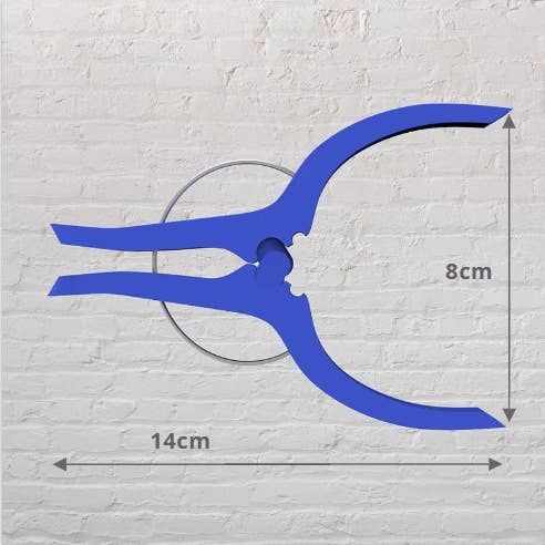 Evelynen Home - Wholesale Beach accessories - Extra Large Beach Towel Clips for Chair, Cruise Blue 2