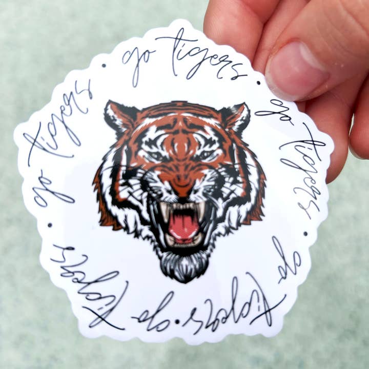The Spotted Zebras - Wholesale Sticker - Vinyl Sticker - Go Tigers1