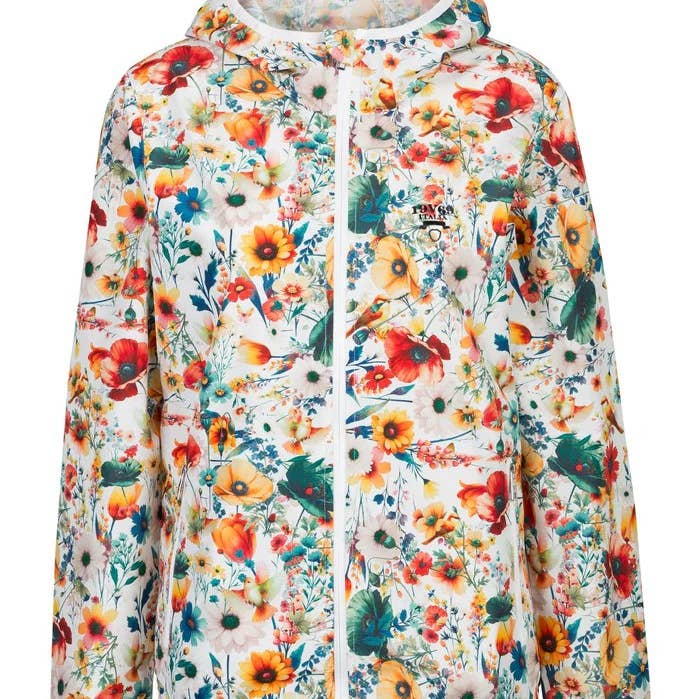 CARINA Casaco de Chuva com Flores - AOP por atacado de Versace 19.69 Abbigliamento Sportivo SRL