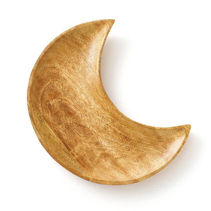 Matr Boomie Fair Trade - Wholesale Serving Tray - Indukala Crescent Moon, Serving Dish, Catch All Tray